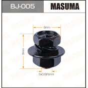 Болт с гайкой MASUMA BJ-005 М5x8x0.8, 12 шт