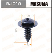 Саморез MASUMA BJ-019 6x16мм, 10 шт