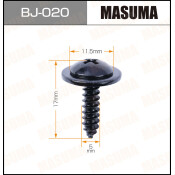 Саморез MASUMA BJ-020 5x17мм, 10 шт