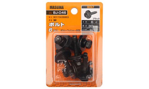 Болт MASUMA BJ-046 5.9x34мм (OEM 90119-06863), 6 шт