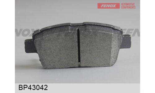 Колодки тормозные дисковые Fenox передние, комплект на ось (4 шт), арт. BP43042