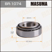 Подшипник ступичный MASUMA, TOYOTA COROLLA / EE103V, EE104G rear