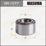 Подшипник ступичный MASUMA, TOYOTA CHASER 100 rear