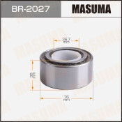 Подшипник ступичный MASUMA, NISSAN NOTE / E11 front