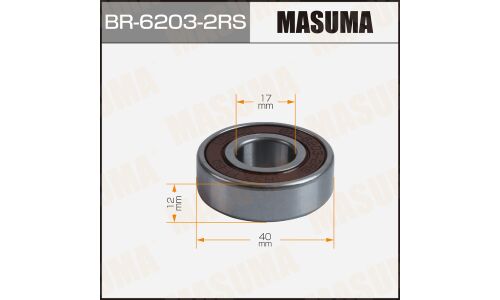 Подшипник шариковый MASUMA, 17x40x12