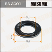 Подшипник амортизационной опоры Masuma, арт. BS-3001