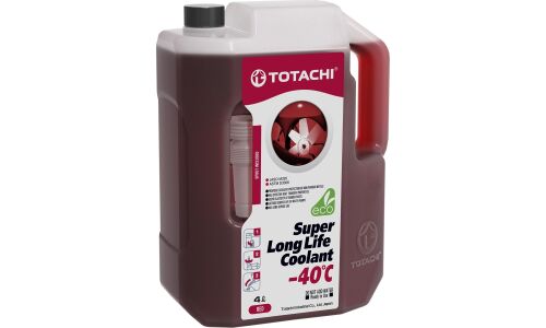 Антифриз Totachi Super Long Life Coolant Red, SLLC, красный, -40°C, 4л, арт. 41804