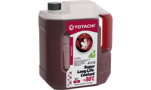 Антифриз Totachi Super Long Life Coolant Red, SLLC, красный, -50°C, 2л, арт. 41902