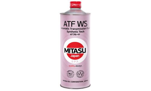 Масло трансмиссионное Mitasu ATF WS, полусинтетическое, для АКПП Toyota, 1л, арт. MJ-331/1