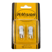 Лампа светодиодная HiVision W5W (W2.1x9.5d, T10), 12В, 3.5Вт (соответствует 5Вт), 6000К, комплект 2 шт