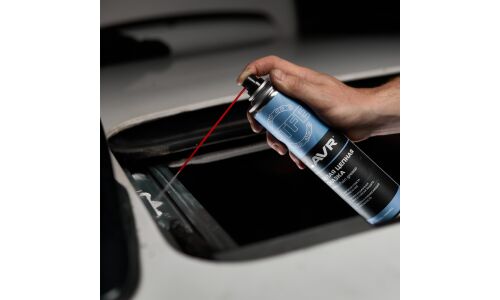 Смазка аэрозольная Lavr White Chain Grease, для цепей, белая, с тефлоном, с защитой от коррозии, баллон 400мл, арт. Ln1741