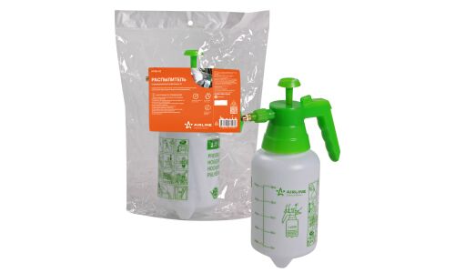 Распылитель Airline, ручной, с насосом и регулировкой типа струи, 1л, арт. APSB-02