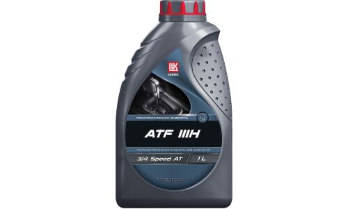 Масло трансмиссионное Лукойл ATF IIIH, полусинтетическое, GM Dexron IIIH, для АКПП, 1л, арт. 3289604/3721901