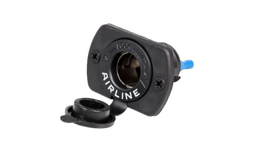 Гнездо прикуривателя Airline, 12/24В, чёрное, влагозащитное, арт. AEBJ204