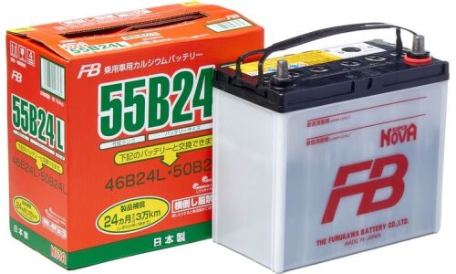 Аккумулятор FB SUPER NOVA 55B24L, 45Ач, CCA 480A, обслуживаемый