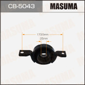 Подшипник подвесной MASUMA, HONDA CR-V / RD#, RE#, RM#