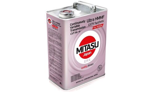 Масло трансмиссионное Mitasu Multi Matic Fluid (CVT Ultra HMMF), синтетическое, для вариаторов Honda, 4л, арт. MJ-317/4