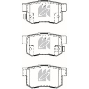 Колодки тормозные дисковые Kashiyama, задние, комплект на ось (4 шт), арт. D5066MH