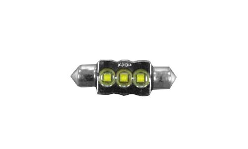 Лампа светодиодная HiVision Alpha Festoon, C5W (SV8.5, T10x35), 12В, 1.2Вт (соответствует 5Вт), 6000К, 1 шт
