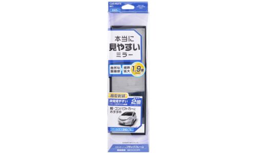 Зеркало салонное Carmate Convex Mirror, прямоугольное, панорамное, 75x240мм, чёрное, арт. M1