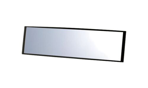 Зеркало салонное Carmate Convex Mirror, прямоугольное, панорамное, 75x290мм, чёрное, арт. M3