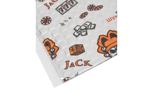 Вибропоглощающий материал Шумoff Jack 2.0, толщина 2мм, 3кг/м², КМП 0.33, лист 370х270мм, арт. 0137006