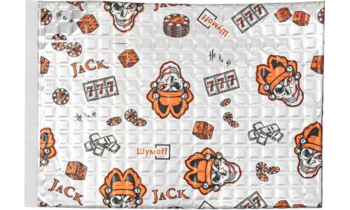 Вибропоглощающий материал Шумoff Jack 2.0, толщина 2мм, 3кг/м², КМП 0.33, лист 370х270мм, арт. 0137006