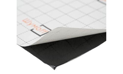 Вибропоглощающий материал Шумoff Jack 2.0, толщина 2мм, 3кг/м², КМП 0.33, лист 370х270мм, арт. 0137006