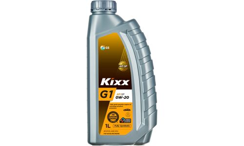 Масло моторное Kixx G1 0w20, синтетическое, API SP RC, ILSAC GF-6A, для бензинового двигателя, 1л, арт. L2098AL1E1