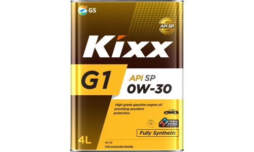 Масло моторное Kixx G1 0w30, синтетическое, API SP, для бензинового двигателя, 4л, арт. L209944TE1