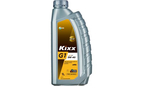 Масло моторное Kixx G1 5w40, синтетическое, API SP, для бензинового двигателя, 1л, арт. L2102AL1E1
