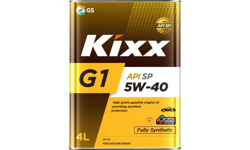 Масло моторное Kixx G1 5w40, синтетическое, API SP, для бензинового двигателя, 4л, арт. L210244TR1