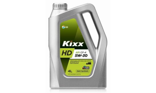 Масло моторное Kixx HD 5w30, полусинтетическое, API SG/CF-4, для дизельного двигателя, 4л, арт. L5257440E1