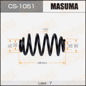 Пружина подвески Masuma, задняя, арт. CS-1051