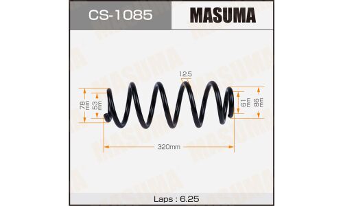 Пружина подвески Masuma, задняя, арт. CS-1085