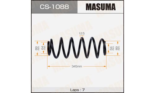 Пружина подвески Masuma, задняя, арт. CS-1088