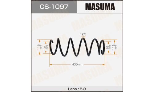 Пружина подвески MASUMA front TOYOTA YARIS / NCP90