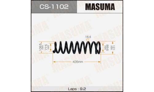Пружина подвески MASUMA front TOYOTA LAND CRUISER / URJ200W