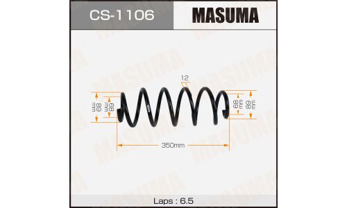 Пружина подвески MASUMA rear TOYOTA COROLLA / NZE161