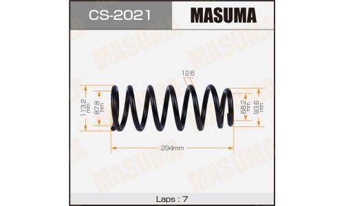 Пружина подвески Masuma, задняя, арт. CS-2021