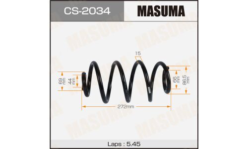 Пружина подвески MASUMA rear NISSAN NOTE / E11