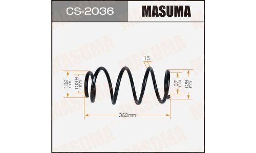 Пружина подвески MASUMA front NISSAN X-TRAIL/ T31, NT31