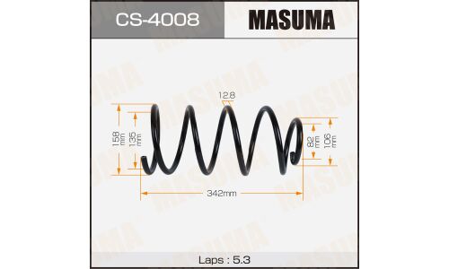 Пружина подвески MASUMA front MAZDA 3 / BK