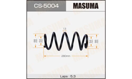 Пружина подвески Masuma, задняя, арт. CS-5004