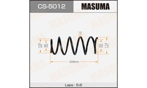 Пружина подвески MASUMA front HONDA CIVIC / FD1