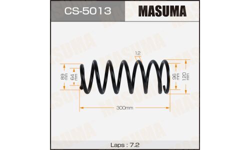 Пружина подвески MASUMA rear HONDA CIVIC / FD1