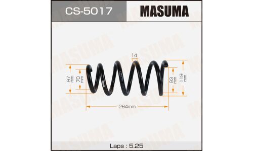 Пружина подвески MASUMA rear HONDA CR-V / RE4