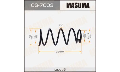 Пружина подвески Masuma, задняя, арт. CS-7003