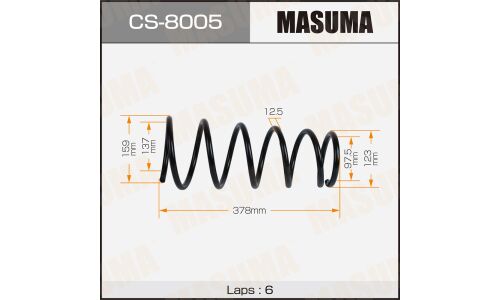 Пружина подвески MASUMA front SUZUKI SX4 / YA21S