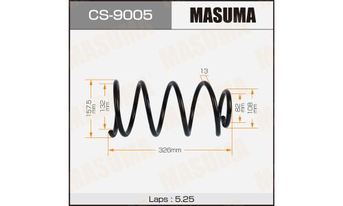 Пружина подвески MASUMA front FORD FOCUS 3 10-